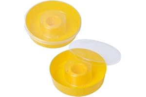 NISHZHU Bee Feeder Bee Top Feeder Drinking Bowl for Bees Drinking and Beekeeping Supplies (2-Pack)
