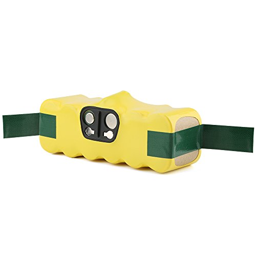 BAKTH 14.4V 4500mAh Ersatz Ni-MH Akku für iRobot Roomba 500 600 700 800 Series 510 530 532 535 540 545 550 552 560 562 570 580 581 582 585 595 620 630 650 660 700 760 770 780 790 870 880 R3 80501 4419696 - 6