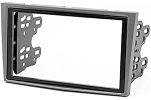 Carav 11 – 090 - Adattatore per cruscotto formato doppio DIN, per installazione autoradio e DVD, con bordo, per Opel Astra (H), Antara, Corsa (D), Zafira (B); DAEWOO Winstorm; GMC Terrain, dimensioni 173 x 98 mm e 178 x 102 mm