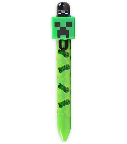 Lot De 8 Stylos à Pointe Fine Minecraft Avec Décor Silicone - Idéal école, Bureau, Cadeau