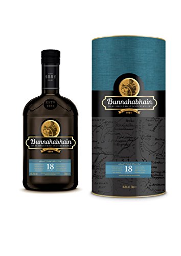 Bunnahabhain 18 Year Old Islay Single Malt Scotch Whisky, 700ml