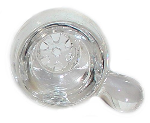 budawi® – Extra Stabiler Glas Kopf Ø:18,8mm (Dabben-Ölrauch) Glaskopf – Glasbong, Kopf mit Sieb - 3