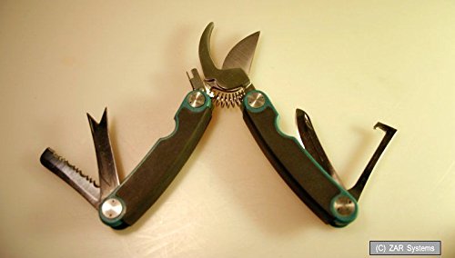 Preisvergleich Produktbild Gartenschere, Rosenschere, Rose Cutter, Faltbar, mit Messer, Säge