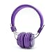 Produktbild GranVela ® Q8 [11 Farbe] Bluetooth Faltbarer Stereo On Ear Kopfhörer mit Micro SD (TF) Karte Musik-Spieler Und UKW-Radio Unterstützt 3,5 mm Klinke Neu Art und Weise entwarf Headsets - lila