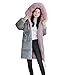 Produktbild Hanomes Damen pullover, Damen Oberbekleidung Cord Lange Baumwolle gefütterte Jacken Pocket Fur Hooded Coats