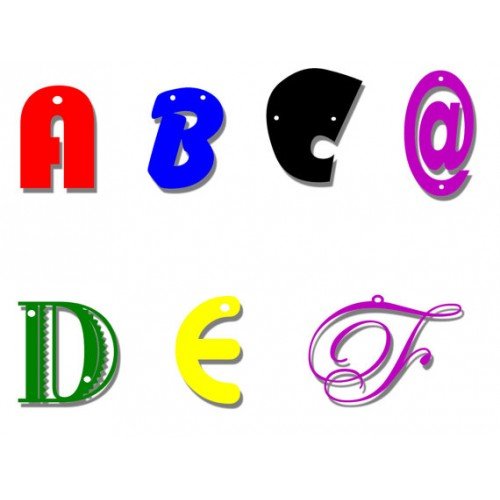 100mm (4 inch aprox) High quality RED Acrylic Letters and numbers in font of your choosing