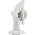 Camco Cyclone Rotating Sewer Plumbing Vent - Rids Odors from Your RV Holding Tank, Rotes 360 Degrees to Pull Odors Up and Away - White (40595)