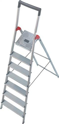 Preisvergleich Produktbild Trittleiter Profi Line S150-7 Stufen Alu