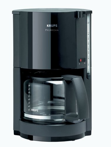 Krups F 309 4C ProAroma Glas-Kaffeemaschine schwarz
