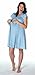 Blue Dottie Small Maternity & Breastfeeding Nightie