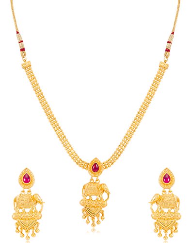 SukkhiJewellery Sets for Women (Golden) (N71870GLDPV092017)