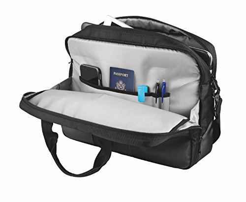 Trust Modena Notebooktasche (geeignet für 40,6 cm Laptops (16 Zoll), inkl. 2 Hauptfächern und 10 Zubehörfachern) schwarz - 4