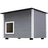 Elmato Luxus-Katzenhaus mit isoliertem, 14mm dickem Boden