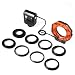 Produktbild SL-103C Macro LED Ringblitz SLR-Kameras mit 8 PC Übertragungsadapterring Schwarz SL-103C Macro LED Ringblitz Spiegelreflexkameras mit 40.5mm 52mm 55mm 58mm 62mm 67mm 72mm 77mm Übertragungsadapterring