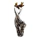 Produktbild Casablanca Glasskulptur Giraffenpaar orange/braun/schwarz H 38 cm