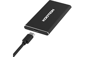 ‎KOOTION KOOTION Externe Festplatte 1tb, SSD Externe Festplatte, Portable SSD bis zu 550 MB/s Schnelle External SSD Hard Drive USB 3.1 Gen2 USB C SSD für Gaming Windows Mac OS PC Mackbook PS4 Xbox One