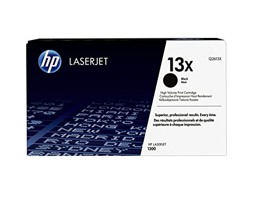 HP 13X (Q2613X) Schwarz Original Toner mit hoher Reichweite für HP Laserjet 1300, HP Laserjet 1300n