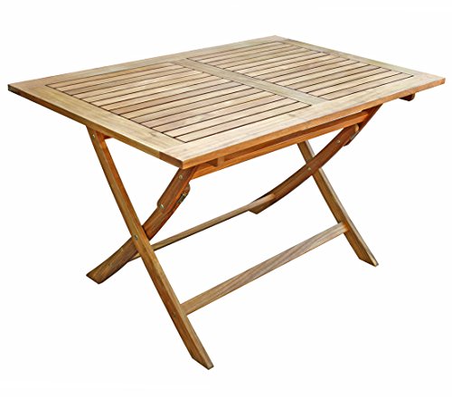 Dehner Klapptisch Macao, ca. 120 x 80 x 74 cm, FSC Akazienholz, natur
