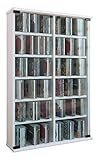 10 variable Einlageböden VCM Regal DVD CD Rack Turm Medienregal Medienschrank Aufbewahrung Schrank Holz Standregal Möbel in 6 Farben \