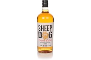 Sheep Dog Peanut Butter Whiskey Liqueur, 70cl, 35% ABV, Aroma of Vanilla and Butterscotch, with Sweet Caramel Taste, Ideal Neat or in Cocktails like Peanut Butter Old Fashioned, Whisky Gift Idea