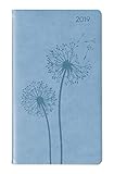Ladytimer Slim Deluxe Sky 2019 - Taschenplaner / Taschenkalender (9 x 16) - Tucson Einband - Motivprägung Pusteblume - Weekly - 128 Seiten by 
