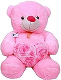 ToyHub 2 Feet super Soft Lovely Teddy Bear For Valentine Day/Birthday gifts (Pink ,Color 60 cm)