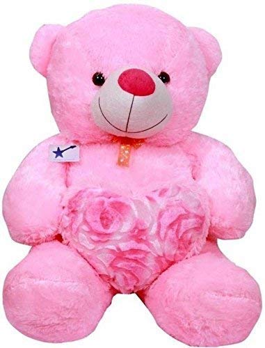 ToyHub 2 Feet super Soft Lovely Teddy Bear For Valentine Day/Birthday gifts (Pink ,Color 60 cm)