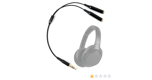 DURAGADGET Divisore Cuffie/Auricolari per Sony WH-1000XM3 - Molto Leggero :  Amazon.it: Elettronica