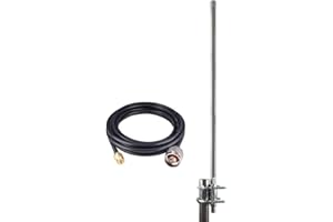 GAINFI Outdoor Omni Antenne 978/1090MHz/ADS-B Empfangsantenne-12dBi 1,1 m N Buchse für Luftverkehrskontrollsystem und ADS-B Funksysteme