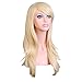 Masquerade wig Long Curly Wavy Hairpiece Fashional Women's Wig for Cosplay Party(light blonde)