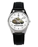 Soldat Geschenk Bundeswehr Artikel Panzer Königstiger Uhr B-1090