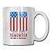 Produktbild Daawqee Becher Coffee Mugs 11oz Funny Cup Milk Juice Or Tea Cup Remember The Lost N Sacrifices 9-11 Birthday