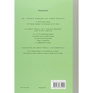 Histoire du droit pénal et de la justice criminelle Livre en Ligne - Telecharger Ebook