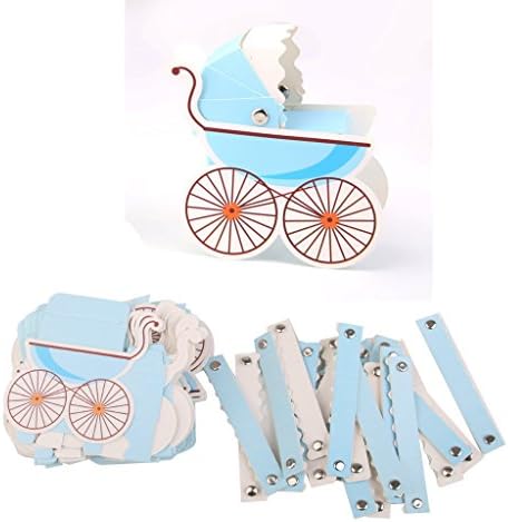 Peaux Paper Candy Sweets Gift Boxes Baby Shower Favors Stroller Shape