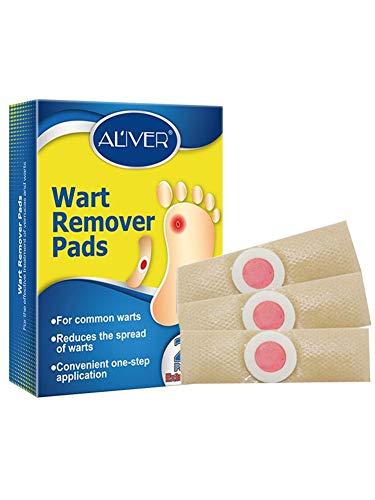 rebirthesame Wart Remover, Corn Remover Pads, Foot Corn Removal Plaster with Hole, Professional Removes Common and Plantar Warts, Callus, Stops Wart Regrowth 24Pcs