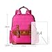 Produktbild Schulrucksack Schultasche Sport Rucksack Lässig Rucksack Mädchen Rucksack Jungen Und Mädchen Männer Teenager Große Kapazität,RoseRed-29*12*38cm