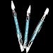 3 PCS DIY Silicone Dual Head Nail Art Carving Painting Design Gel Brush Pen Nail Art Salon Tool Set