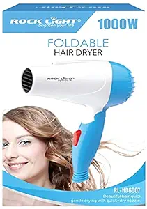Techicon RL-HD6007 Hair Dryer 1000 Watts For Women And Men With Foldable Handle