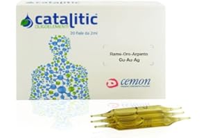 GENERICO CEMON - Catalitic Oligoelementi 20 fiale da 2ml (Rame-Oro-Argento (Cu-Au-Ag))