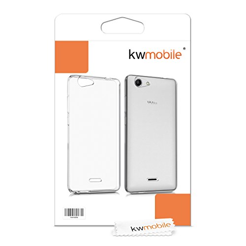 kwmobile Funda para Wiko Pulp Fab 4G  5 5   - Carcasa Protectora de  TPU  para m  vil - Cover  Trasero  en  Transparente 