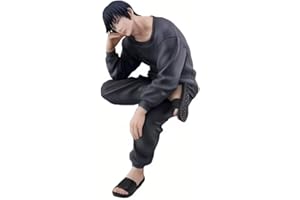Skynomad Figurines de l'anime JJK Gojo Geto Yuji – Statues de collection de la série manga Jujutsu Kaisen (Toji assis 12 cm)