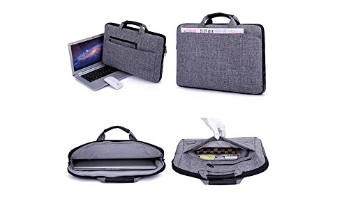 Vanwalk Laptop Tasche f  r Laptop HP   MacBook Air   MacBook Pro  grau   15 6 Zoll 