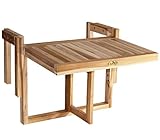 Platzsparend zusammenklappbar - idealer Balkontisch