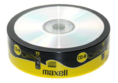 Maxell CD-R Rohlinge 80Min 700MB 52x 25er Spindel