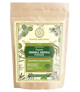 Khadi Natural Herbal Henna Organic Powder, 100g - Green