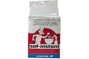 PATI-VERSAND 500 g Trockenhefe– Großpackung Hefe – Backhefe zum Backen – Für Brot Pizzateig – Bierhefe Vegetarisch Vegan