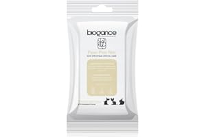 Biogance - Linguettes Nettoyantes Naturelle - 25 lingettes - Produit de Soin et d'hygiène pour Chiens et Chats - A Base de Calendula Bio - Convient à Toutes Races de Chiens et Chats