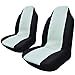 Universal Car Seat Covers 1 Piece Front Bucket Automotive Protector Polyester Airbag Compatible Vehicle Classic Machine Washable