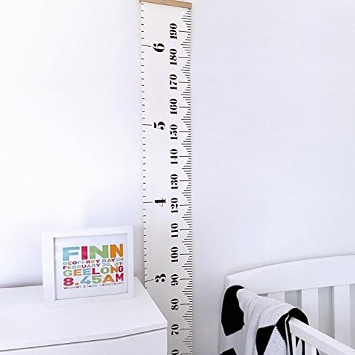 Kids Hanging Canvas Height Measurement Growth Chart Rulers Baby Room Classroom Nursery Wall Decor 79"x7.9"