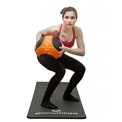 Medizinball »Medicus« / 1kg 2kg 3kg 4kg 5kg 6kg 7kg 8kg 9kg 10kg / Fitnessball / Gewichtsball / Leichte bis sehr schwere Gymnastikbälle in professioneller Studio-Qualität - 6